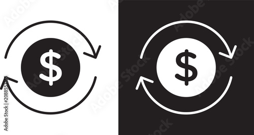 Tableau sur toile Cashback icon