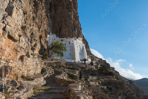 Принти на полотні View of Panagia Chozoviotissa Monastery, Amorgos, Greece