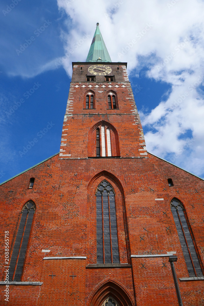 Fototapeta premium Saint Jakobi church in Luebeck