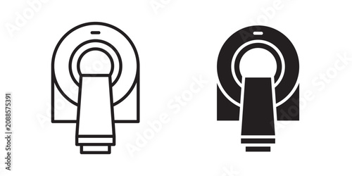 Obraz na płótnie MRI scanner icon
