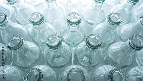 many empty glass bottles
