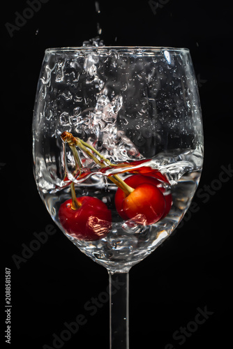 drink, czerwień, wiśnia, alkohol, owoc,