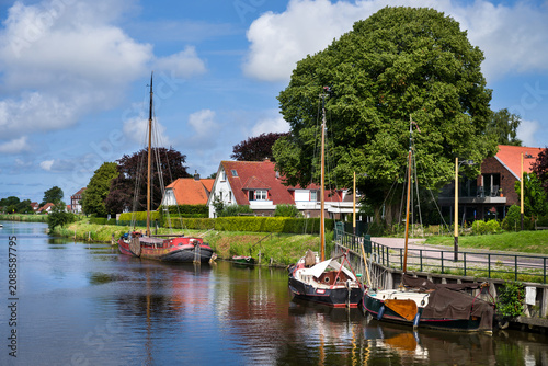 Canvastavla Carolinensiel am Harle Ufer
