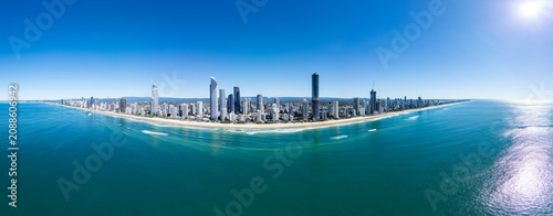 Aerial View of Gold Coast Skyline