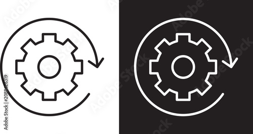 Bild auf Leinwand Recovery icon