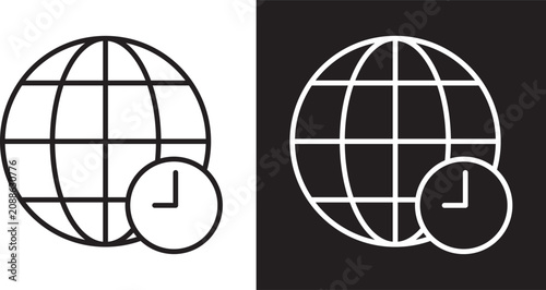 Time zones icon