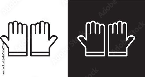 Fotografie Gloves icon