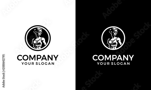 logo of a sexy girl wearing sunglasses