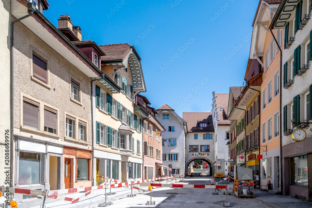 Obraz premium Altstadt, Mellingen, Schweiz 
