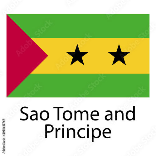 Foto Sao tome and principe national flag