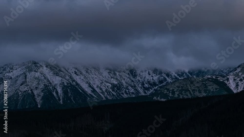 Slovakia to Poland: Expansive Tatra Mountain Timelapse