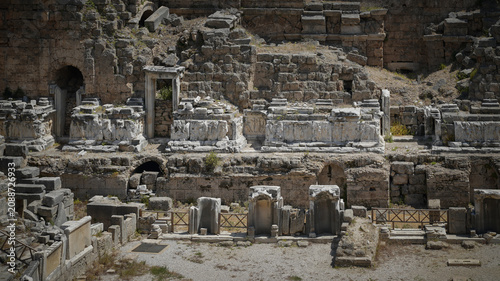 Ruins of the ancient city of Perge, Turkey	