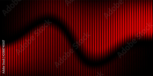 Fotografía abstract intense red vertical bars black background texture eps 10