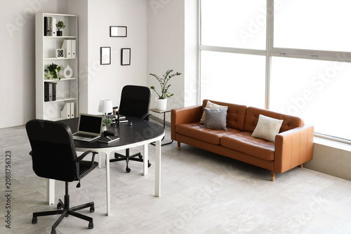 Interior of modern office w...