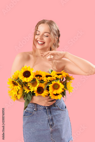 Young woman with beautiful ...
