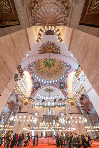 interior of an ottoman mosque 