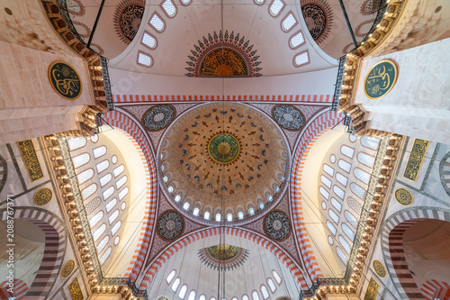 interior of an ottoman mosque 