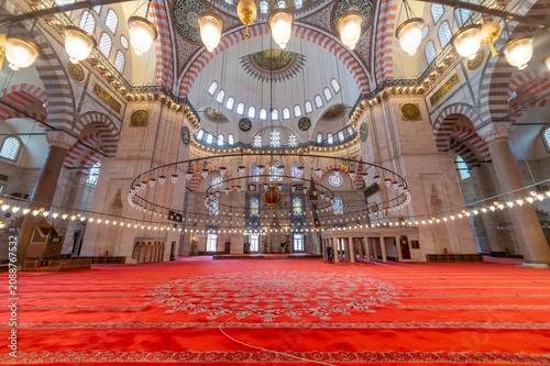 interior of an ottoman mosque 