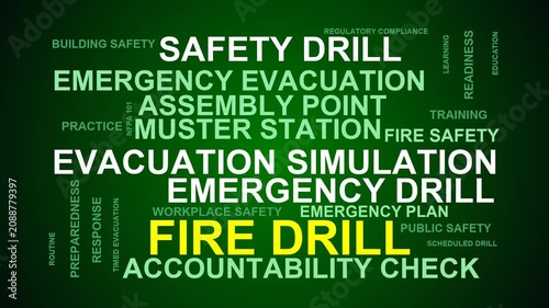 Fire Drill Word Cloud