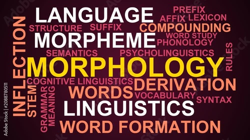 Morphology Word Cloud
