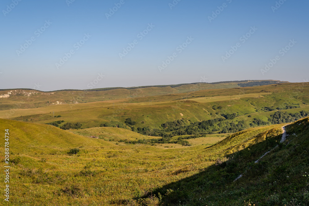 Obraz premium Kislovodsk National Park is the largest city park in Europe. Here, for the first time in Russia (in 1901), a route for therapeutic walking was laid out - a terrain cure.