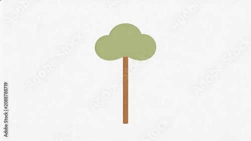 Simplified tree illustration