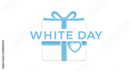 Photos White Day Gift Box Icon.