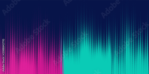 Foto Car sticker wrap banner abstract sporty lines pink blue greenish grunge color combination brush storm thunder modern pattern racing motorsport