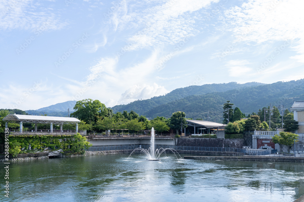 Obraz premium 南禅寺船溜の噴水