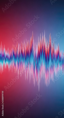An ethereal digital pattern conveying repetitive variation and complex energy states through overlapping spectral waves, geometry, amplitude, shift