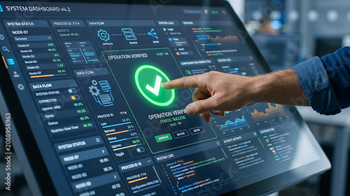 advanced system dashboard monitoring with interactive visualizations and real-time data analysis for tech professionals