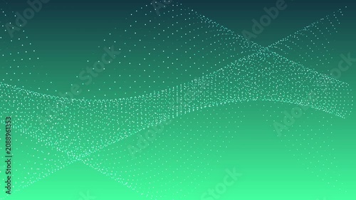 Pacific Dream Gradient Background with Diagonal Swaying Dot Particles