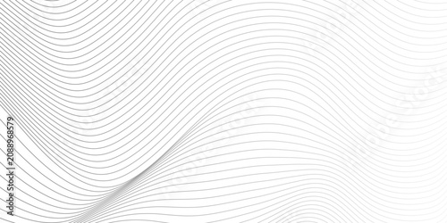 Abstract wave flow swoosh dynamic energy sound tech flow element smooth line pattern. minimalist futurist music and sound wavy gradient line vector flowing gray light isolated background.