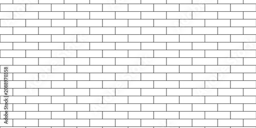 Obraz na plátně seamless row masonry wall decoration tile white rough concrete brickwork kitchen, pavement, floor and wall decoration paper background