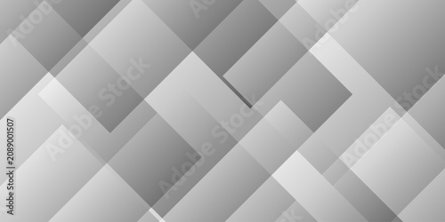 Abstract space square cube transparent paper geometric background. vector modern layer white and gray gradient material rectangle, rhombus shape web blank business template background.
