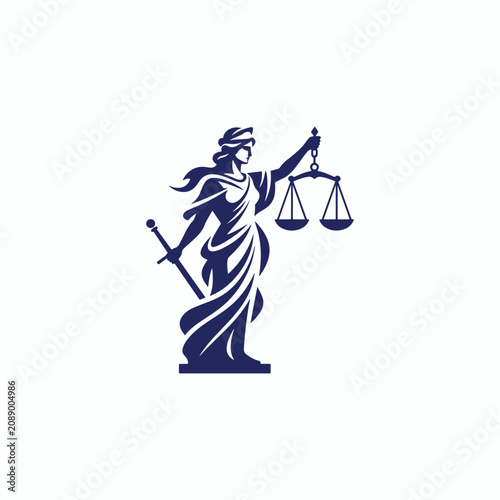Themis Justice Goddess Logo