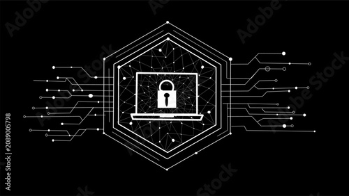 Secure Laptop Cyber Protection Interface