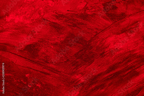 Obraz na płótnie Old wall texture cement black red  background abstract dark color design are light with white gradient background