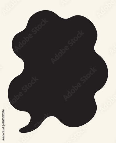 Organic Speech Bubble Collection – Abstract Hand-Cut Vector Shapes