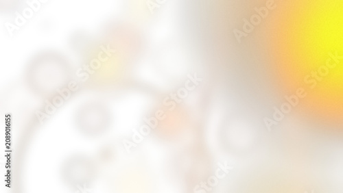Foto Abstract blurred background with soft yellow and orange light gradients isolated