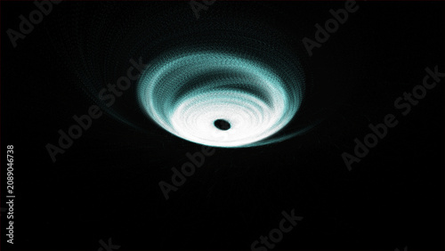 фотографія kinetic physics gravitational lensing accretion disk 3d