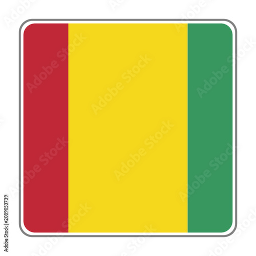 Foto Guinea Country Flag Vector Design