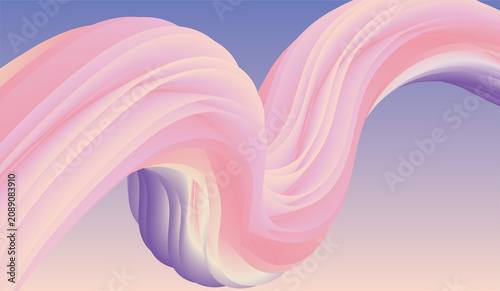 an abstract digital art graphic or background featuring flowing pastel waves