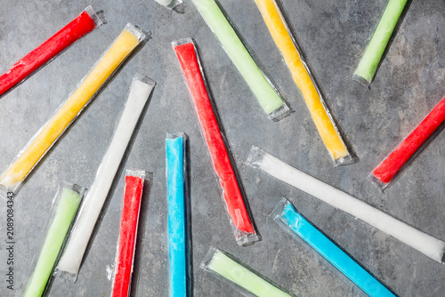 Sweet Cold Refreshing Freezer Ice Popsicles