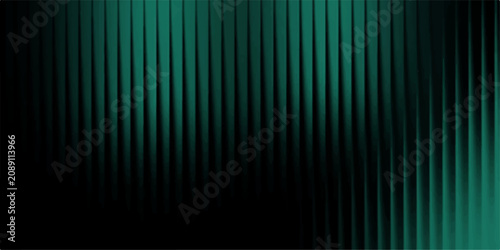 Abstract Blue and Green Striped Line Background with Glowing Light Texture and Vintage Stage Curtain Style for Modern Wallpaper Design Backdrop Illustration