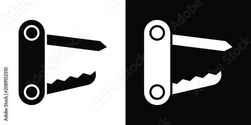 Quadro su tela Swiss Knife icon