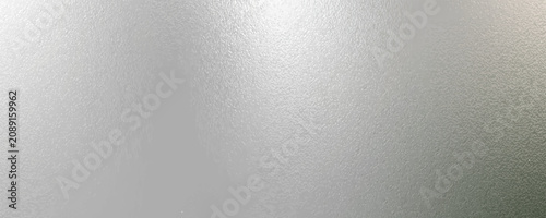 Tableau sur toile Shiny silver foil metallic texture - glossy gray steel gleaming surface, frosted glass effect with blur glare reflection, bright polished metal material