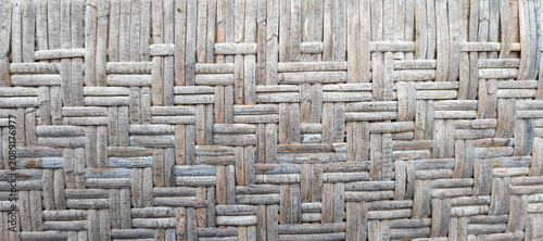 texture of a bamboo mat