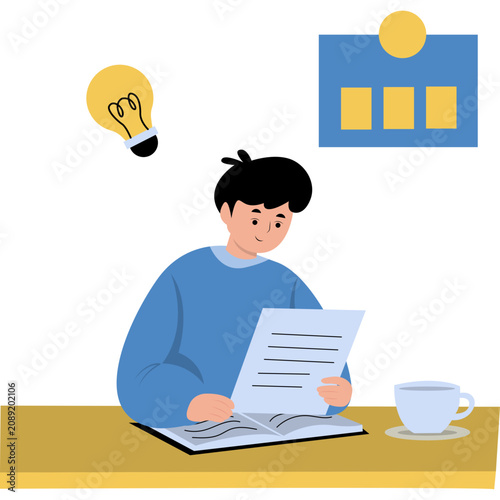 Startup and Innovation Illustration