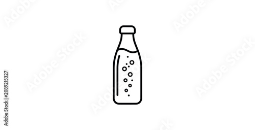 Fotografie Soda Bottle Vector Icon